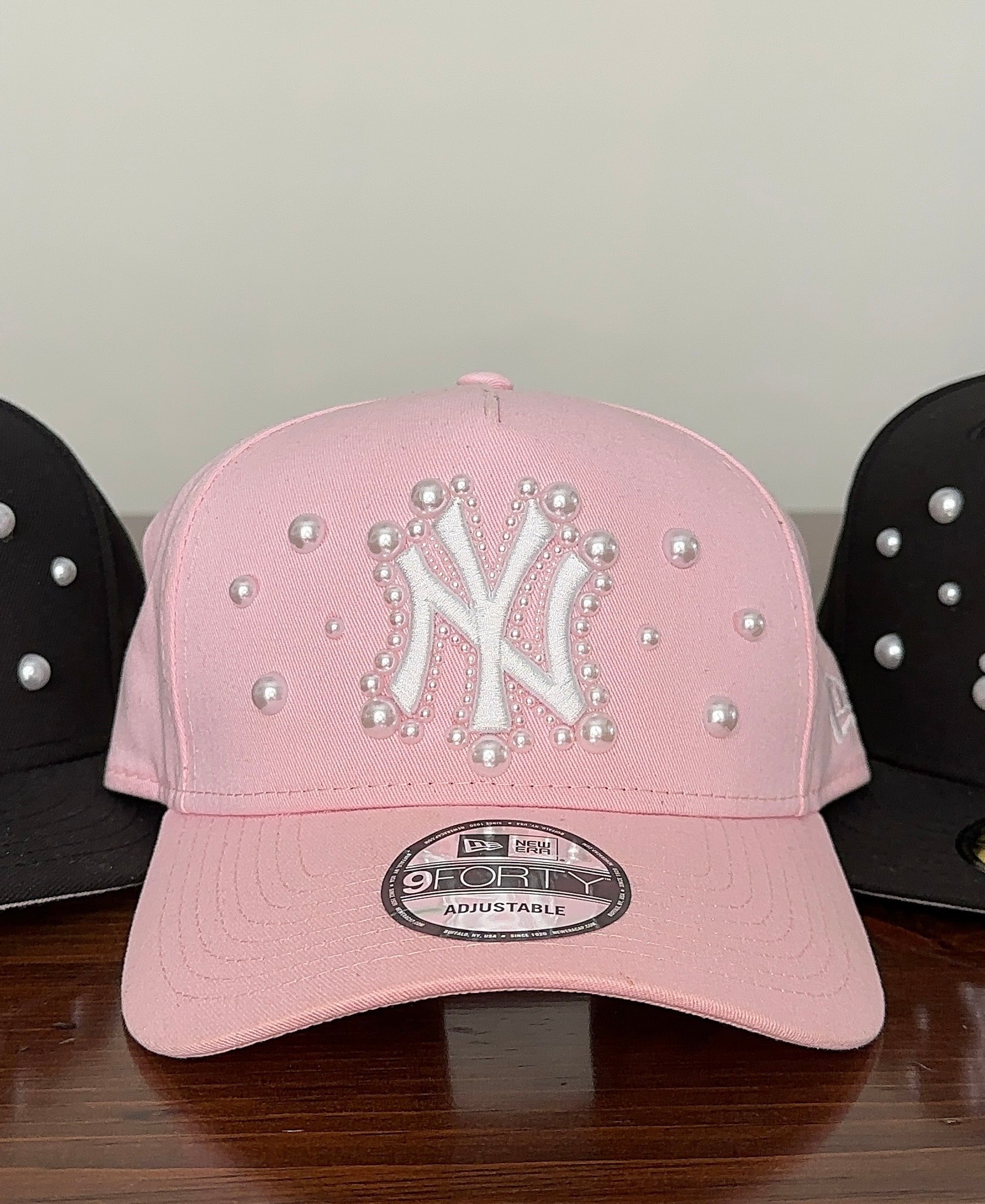 Pearl Embellished Baseball Cap